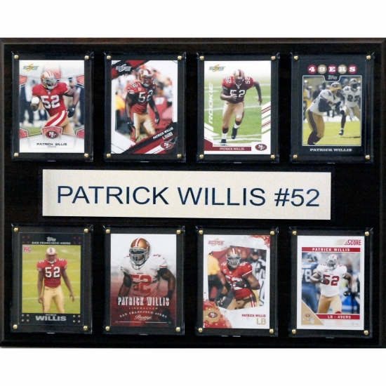 C & I Collectables C&I Collectables NFL 12x15 Patrick Willis San Francisco 49ers 8-Card Plaque