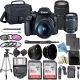Zeetech Canon EOS Rebel T7 DSLR Camera Bundle with Canon 18-55mm Lens Canon EF 75-300mm f 4-5.6 III Lens 2pc SanDisk 32GB Memory Cards Accessory Kit