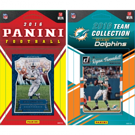 C & I Collectables NFL Miami Dolphins Licensed 2016 Panini and Donruss Team set