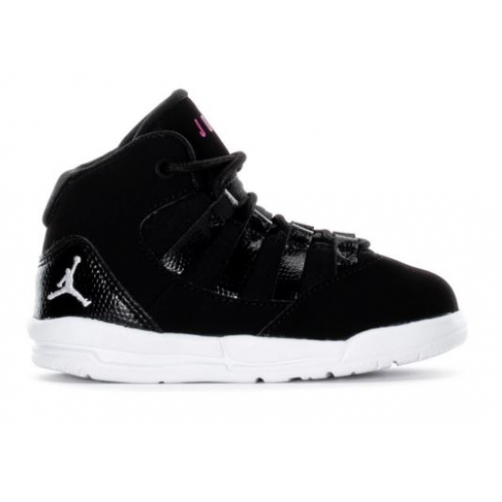 Jordan AQ9251-006: Toddler's Jordan Max Aura Black/White/Rush Pink Sneaker (8 M US Toddler)
