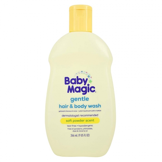 Baby Magic Gentle Hair & Body Wash, Calendula Oil & Coconut Oil, 9 oz, 2 Pack