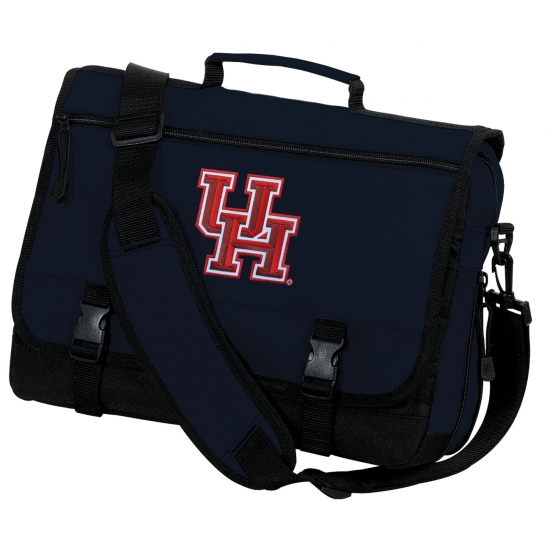 Broad Bay Cotton University of Houston LAPTOP Computer Bag UH Messenger Bag