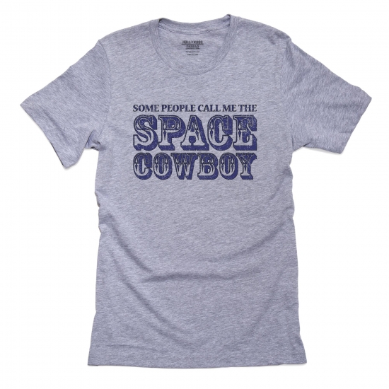 Hollywood Thread Some People Call Me The Space Cowboy - Awesome Men's Grey T-Shirt