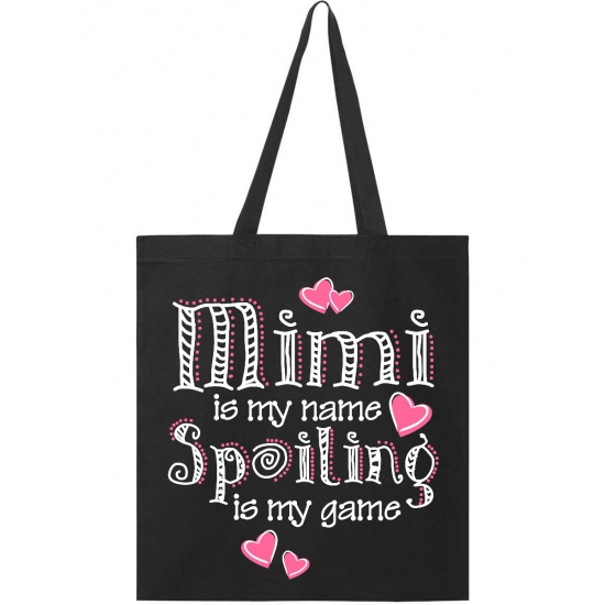 Inktastic Spoiling Mimi Tote Bag Female Black