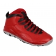 Jordan Men's Retro 10 30th Basketball Shoes sz 9.5 Red Black Bulls Over Broadway Edition