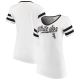 5th & Ocean by New Era Women's New Era White Chicago White Sox Jersey V-Neck T-Shirt