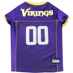 Pets First NFL Minnesota VikingsLicensed Mesh Jersey for Dogs and Cats - Medium