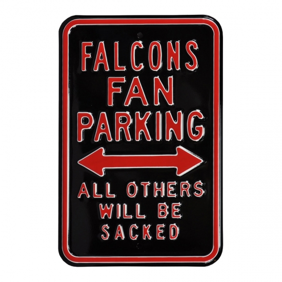 Authentic Street Signs Black Atlanta Falcons 12