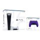 Sony Playstation 5 Disc Version Sony PS5 Disc with Extra DualSense Controller  Galactic Purple Bundle