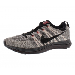 Nike Flyknit Lunar 1 Running Men's Shoes Size 7, Color: White/Black/Dark Grey/University Red
