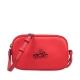 COACH CROSSBODY POUCH IN GLOVE CALF LEATHER WITH MICKEY NICKEL/BRIGHT RED - F59072